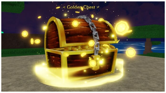 diverse-piece-codes feature image for our diverse piece codes guide showing the golden group chest spitting coins out of its lid