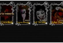 Doom by Fate Killers Guide – Complete Masterlist Feature image for our doom by fate killers guide showing the four available killers from the shop menu in game