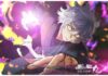 Hells Paradise Battle Tier List Feature image for our hells paradise battle tier list showing gabimaru leaning towards the viewer with an intense expression and his hand held in a claw-like position behind him with a purple aura growing in the middle of his palm