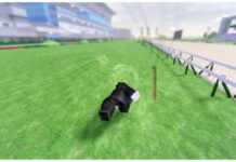 How To Control Stamina in Uma Racing Feature image for our how to control stamina in uma racing guide showing a character sprinting at top speed down a track during a race