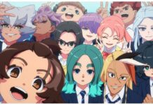 Inazuma Eleven Victory Road Tier List Feature image for our inazuma eleven victory road tier list showing an array of characters looking to the viewer as though crowding and posing for a picture together. Most characters are smiling, with only the dead centre character looking shocked