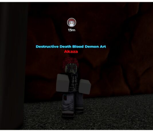 How To Unlock Weak Legacy 2 Akaza V2, Including Movesets! Feature image for our weak legacy 2 akaza v2 guide showing the akaza npc within the demon cave.