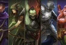 Ashes of Creation Class Tier List – Early Access Rankings! Feature image for our Ashes of Creation Class Tier List showing five characters next to each other showcasing the different classes.