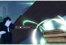 Jujutsu Zero Crates Masterlist – Types, Loot, and Chances! Feature image for our jujutsu zero crates masterlist guide showing a player brushing off their shoulder in front of a grade 3 crate