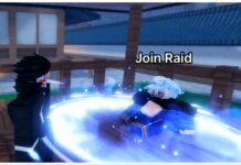 Jujutsu Zero Toji Raid – Sorcerer Killer Drops, and How To Defeat! Feature image for our jujutsu zero toji raid guide showing a player looking at the raid npc sitting on the ground