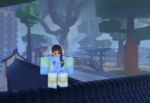 How To Get Cursed Flesh and Cursed Fingers In Jujutsu Zero Feature image for our How To Get Cursed Flesh and Cursed Fingers In Jujutsu Zero guide showing a character standing on top of a building with trees and houses behind her.