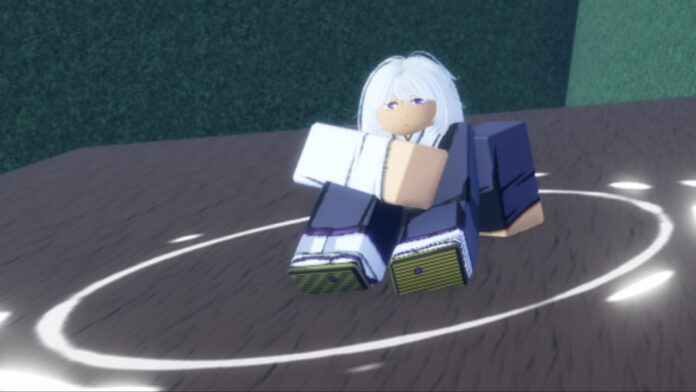 How-To-Unlock-Malevolent-Shrine-Domain-Expansion-In-Jujutsu-Zero Feature image for our How To Unlock Malevolent Shrine Domain Expansion In Jujutsu Zero guide showing an NPC sitting on the floor.