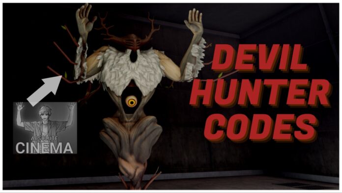 feature image for our devil hunter codes guide showing the future devil with its arms raised in the absolute cinema pose