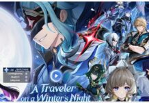 Genshin Impact 6.3 Livestream Codes Feature image for our genshin impact 6.3 livestream codes showing the game homepage from their website, featuring a cast of characters