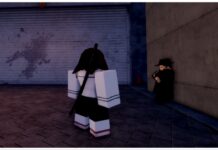 How to Feed the Fox Devil in Devil Hunter Feature image for our how to feed the fox devil guide showing a player looking at the alleyway npc