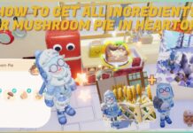 How To Get All Ingredients For Mushroom Pie in Heartopia – Video Guide! Feature image for our how to get all ingredients for mushroom pie in heartopia showing a player looking at their recently baked pie with a series of cooking montage style screenshots surrounding the main screenshot