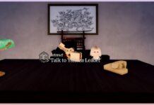 How To Join the Yakuza in Devil Hunter – Ranks, Contracts, and More! feature image for our how to join the yakuza in devil hunter showing the yakuza boss and his assistant behind a desk