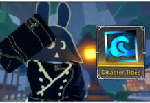 Is The Jujutsu Zero Disaster Tides The Best Cursed Technique? Feature image for our jujutsu zero disaster tides guide showing a player with their hand on their head as they look at the disaster tides boxed tab on the right