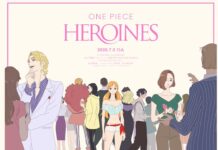 One Piece Heroines Anime Special Announces Release Date featured image for our news on One Piece Heroines anime. It shows a group of people talking. It's probably a party or some sort of get-together.