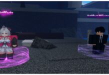 Everything To Know About Sailor Piece Artifacts Feature image for our sailor piece artifact guide showing the two artifact npcs standing side by side at snow island
