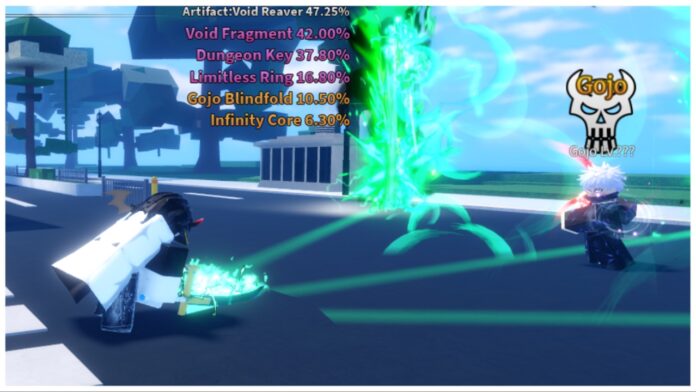 sailor-piece-melee-tier-list Feature image for our sailor piece melee tier list showing a player in combat with the gojo boss.