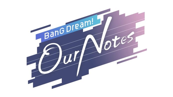 BanG Dream! Our Notes featured image for our news on BanG Dream! Our Notes. It shows the game's logo on a white background.