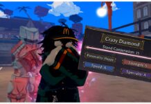 The Only Bizarre Lineage Personality Masterlist You Need! Feature image for our bizarre lineage personality masterlist showing a player posing with crazy diamond and his personality stats on the right