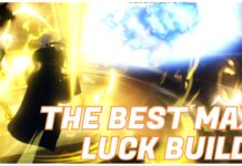 How To Get Max Luck for Farming in Sailor Piece Feature image for our how to get max luck for farming in sailor piece guide showing a player in vibrant combat with the best max luck build written in white and orange on the front