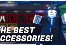 Sailor Piece Best Accessories: For The Ultimate Build! Feature image for our sailor piece best accessories guide showing a player in front of their accessory tab with THE BEST ACCESSORIES written in bold white over the front