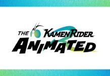 Aniplex and Shirogumi Announce New Project The Kamen Rider Animated featured image for our news on The Kamen Rider Animated. It shows the words 'The Kamen Rider Animated' and an abstract logo in blue, green and neon green.