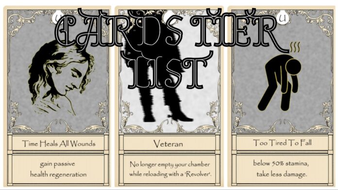 bridger-western-cards-tier-list Feature image for our bridger western cards tier list showing three cards behind the article title in a swirly black and white font