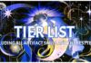 Neo Artifacts Tier List: Ranked Including Skills! Feature image for our neo artifacts tier list showing starry night resting on top of a crescent moon with gorgeous hues of purple and yellow framing the night sky. In front of the illustration it reads TIER LIST INCLUDING ALL ARTIFACT SKILLS AND BEST TEAM in white capital letters.