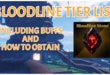 The ONLY Sailor Piece Bloodlines Tier List You Need Feature image for our sailor piece bloodlines tier list showing the world tree portal from afar with the bloodline stone item over the top in the right. Text on the screen reads BLOODLINE TIER LIST INCLUDING BUFFS AND HOW TO OBTAIN