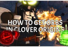 How To Get Orbs in Clover Origins – LITCH and WIND Orbs! Feature image for our guide on how to get orbs in clover origins showing a player with the anti-magic blade slung over their shoulder as they stand before the raid portal. On either side in the bottom left and right is the litch and wind orb png
