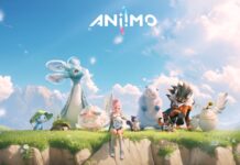 Aniimo Launches in Q3 2026, Next Closed Beta Test Coming Soon featured image for our news on Aniimo closed beta test. It shows a human female and six mythical creatures from the game sitting together on the edge of a mount.
