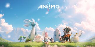 Aniimo Launches in Q3 2026, Next Closed Beta Test Coming Soon featured image for our news on Aniimo closed beta test. It shows a human female and six mythical creatures from the game sitting together on the edge of a mount.