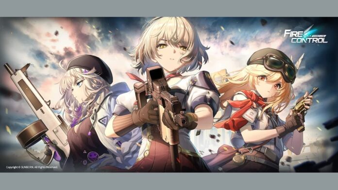 Girls' Frontline Fire Control featured image for our news on Girls' Frontline: Fire Control. It shows three anime girls with guns.