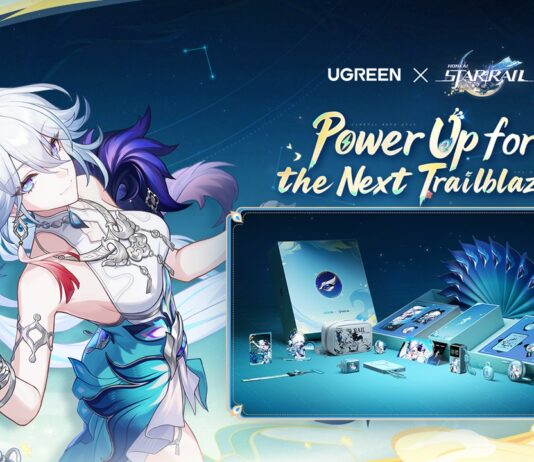 Honkai: Star Rail x UGREEN Collab Launches a Yao Guang-Themed Portable Charging Series featured image for our news on Honkai: Star Rail x UGREEN. It shows a character from the game and the new gadgets in an inset panel.