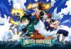 My Hero Academia: UNITED SURVIVAL Opens Pre-Registration on Mobile and PC featured image for our news on My Hero Academia: UNITED SURVIVAL. It shows four characters from the game flying in the air and the game's logo right below them.