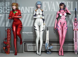 The First Descendant x EVANGELION Collaboration Kicks Off This Week featured image for our news on The First Descendant EVANGELION Collaboration. It shows three characters featuring in the collab. They are in red, white and pink suits.