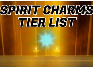 VV ULTIMATUM Spirit Charms Tier List – June 2026 Rankings Feature image for our vv ultimatum spirit charms tier list showing the valley of screams with the article title in bold black and white in the top centre
