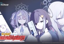 Blue Archive Drops Kivotos’ Unsolved Mystery: In Search of Tsuchinoko, the Unknown Creature featured image for our news on Blue Archive Kivotos’ Unsolved Mystery. It shows three girls from the game making grumpy faces.