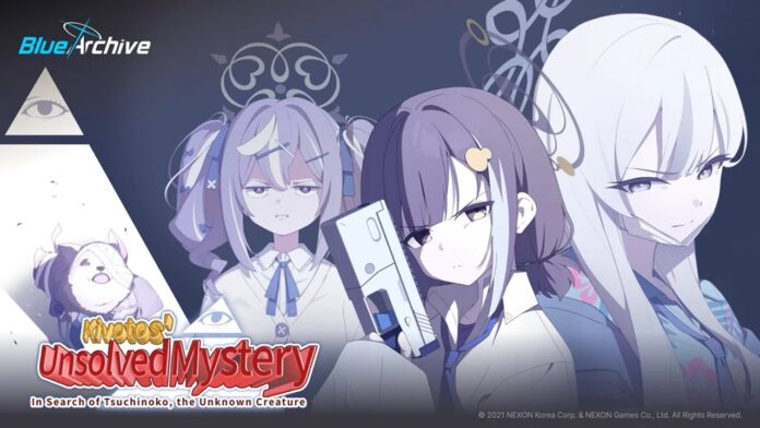 Blue Archive Kivotos’ Unsolved Mystery featured image for our news on Blue Archive Kivotos’ Unsolved Mystery. It shows three girls from the game making grumpy faces.