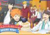 HAIKYU!! FLY HIGH Is Celebrating Its First Anniversary with a New Mini Game featured image for our news on HAIKYU!! FLY HIGH first anniversary. It shows the characters celebrating with a big white cake.