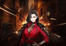 Solo Leveling: ARISE Drops a New Update with Agnes Rivera and New Story Content featured image for our news on Solo Leveling: ARISE Agnes Rivera. It shows a glamourous lady (Agnes Rivera) in a red dress and black leather jacket.