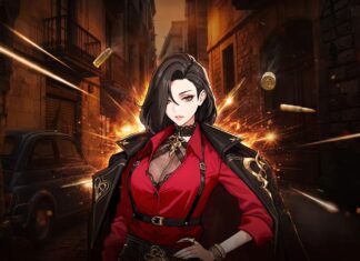 Solo Leveling: ARISE Drops a New Update with Agnes Rivera and New Story Content featured image for our news on Solo Leveling: ARISE Agnes Rivera. It shows a glamourous lady (Agnes Rivera) in a red dress and black leather jacket.